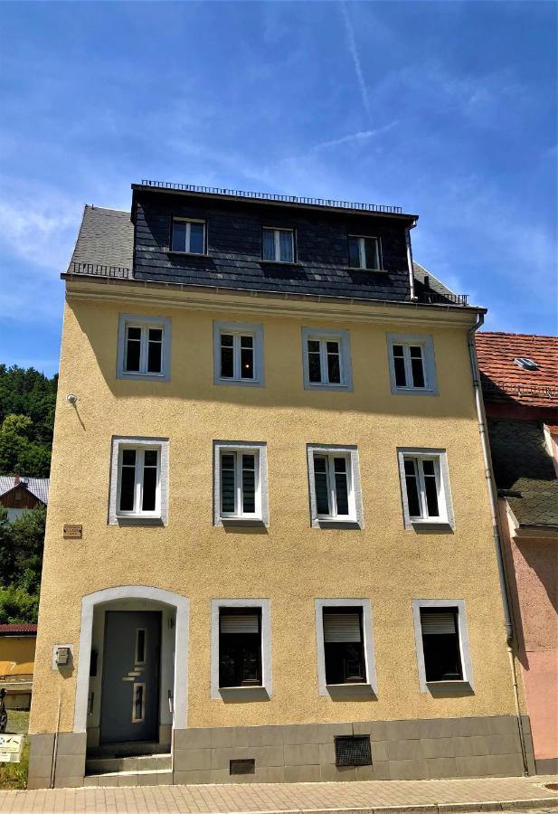Sandstein-Ferien, Kamin, Fewo "Wanderfalke", Zentral & Ruhig, Terrasse, Saechs Schweiz Konigstein an der Elbe Luaran gambar
